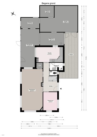 Floorplan - Noordwijkerweg 14A, 9864 TC Kornhorn